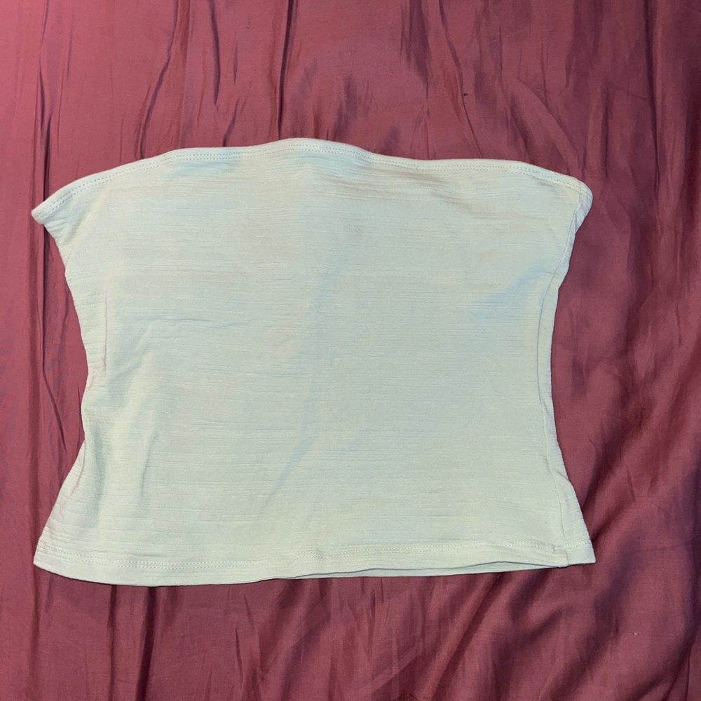 Ariella pastel light green tube top